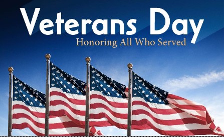 Office Closed Veteran's Day