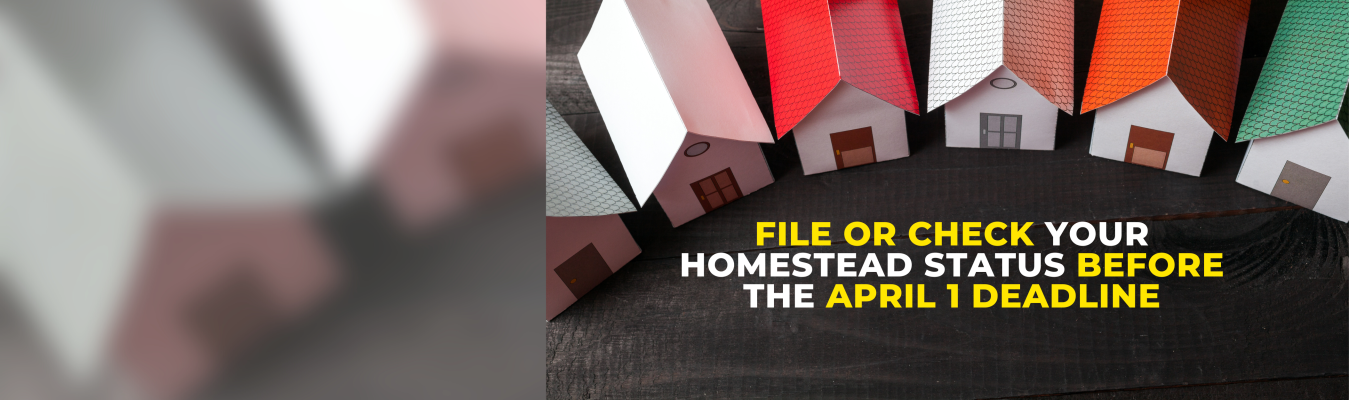 homestead exemption applications due April 1