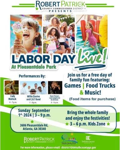 labor day live at pleasantdale park