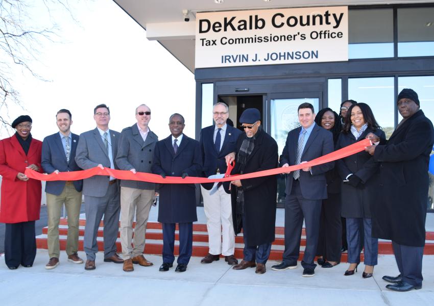 Ribbon Cutting to Commemorate New Tax Office in Chamblee