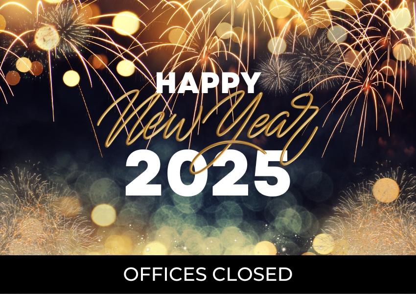 Offices closed for holiday