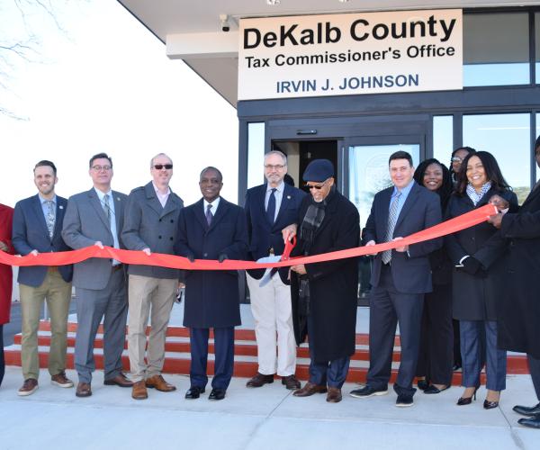 Ribbon Cutting to Commemorate New Tax Office in Chamblee