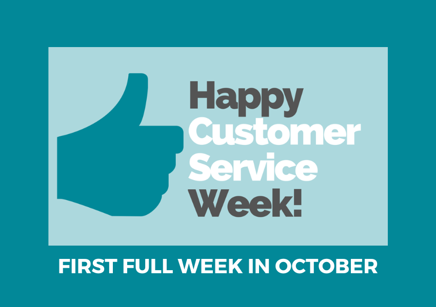 customer service week is the first week in october