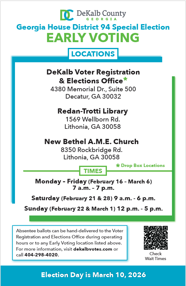 early voting 2026 march