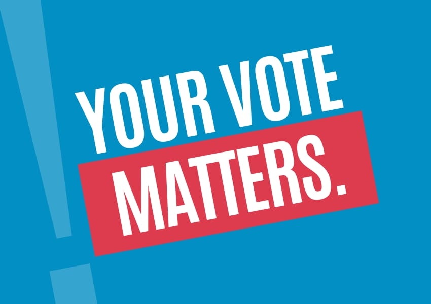 your vote matters